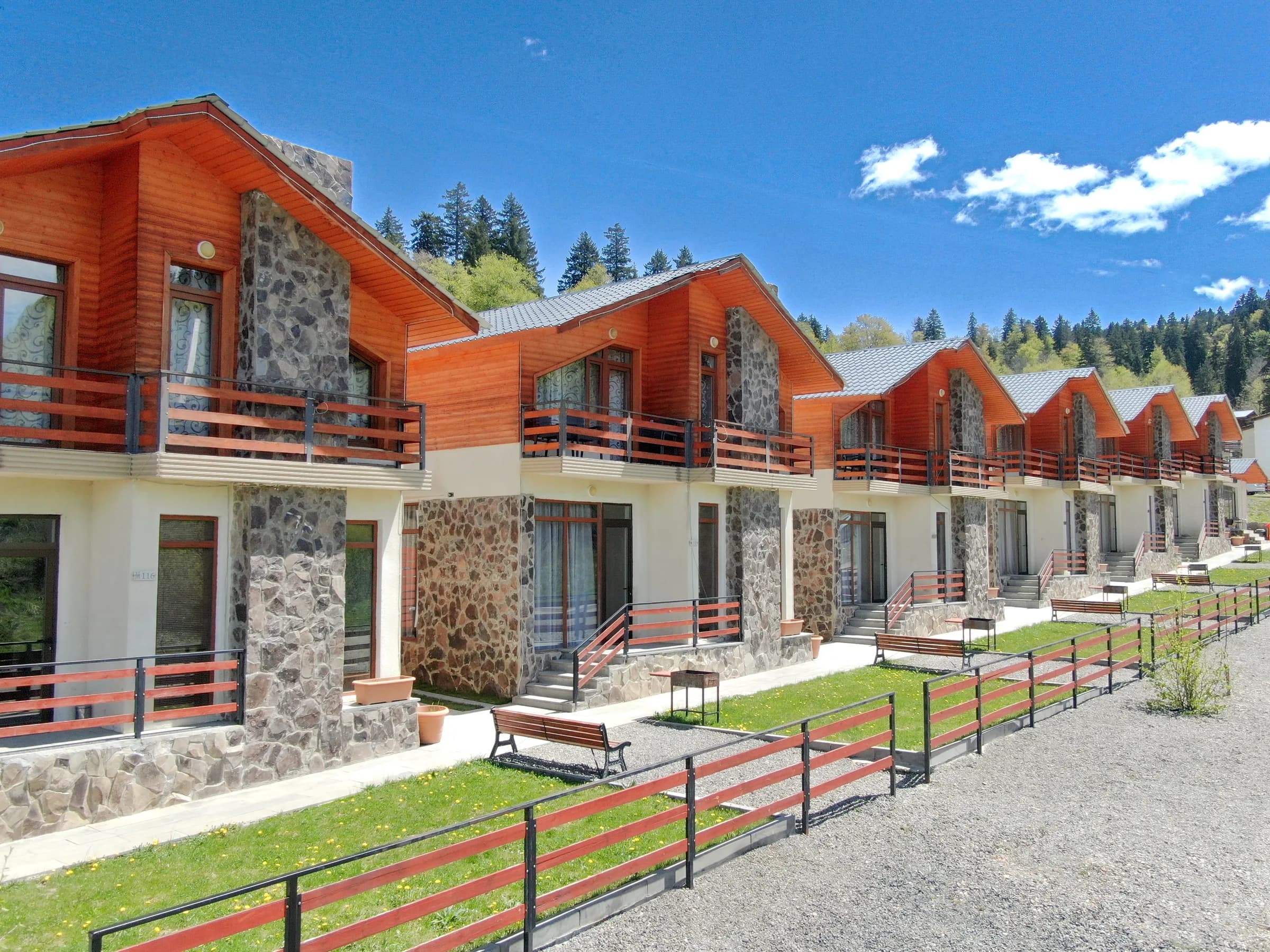 Villa Mtashi villas in summer