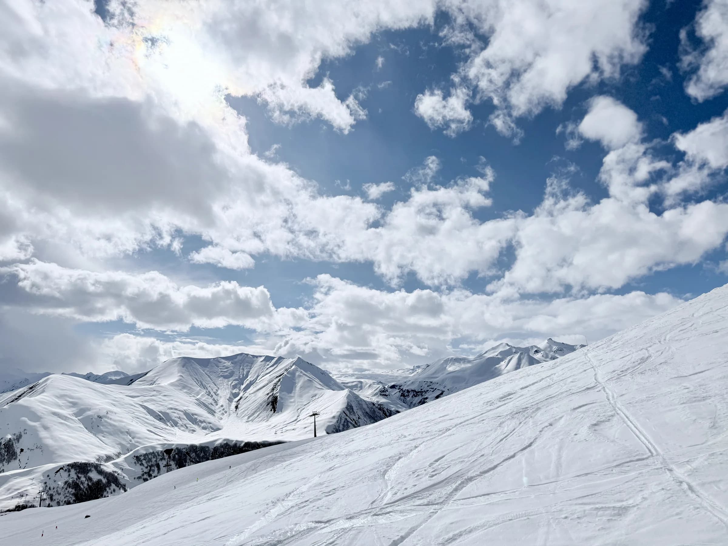 Bakuriani winter scene