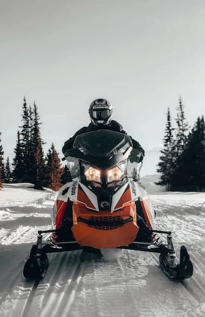 Snowmobiling